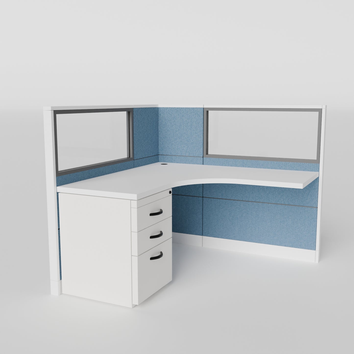 Knoll Reff L-Shape Workstation