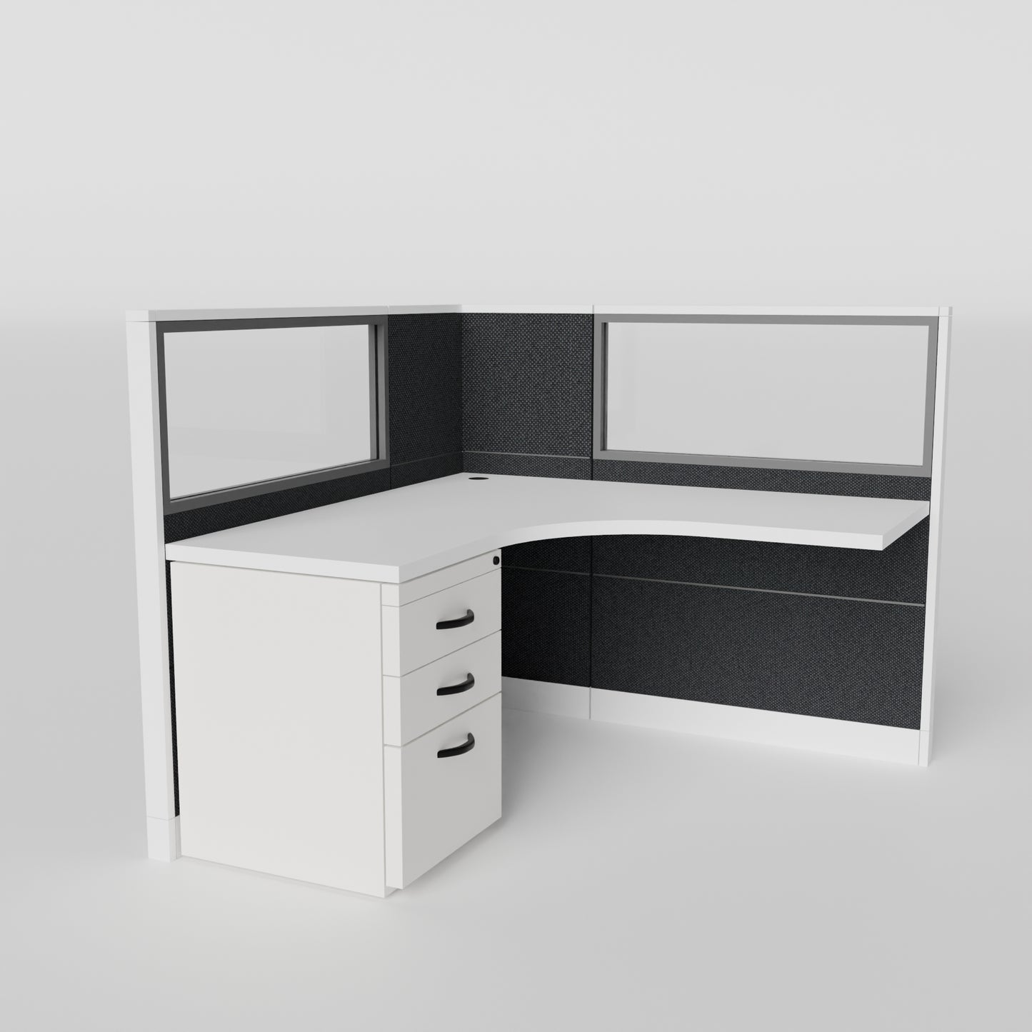 Knoll Reff L-Shape Workstation