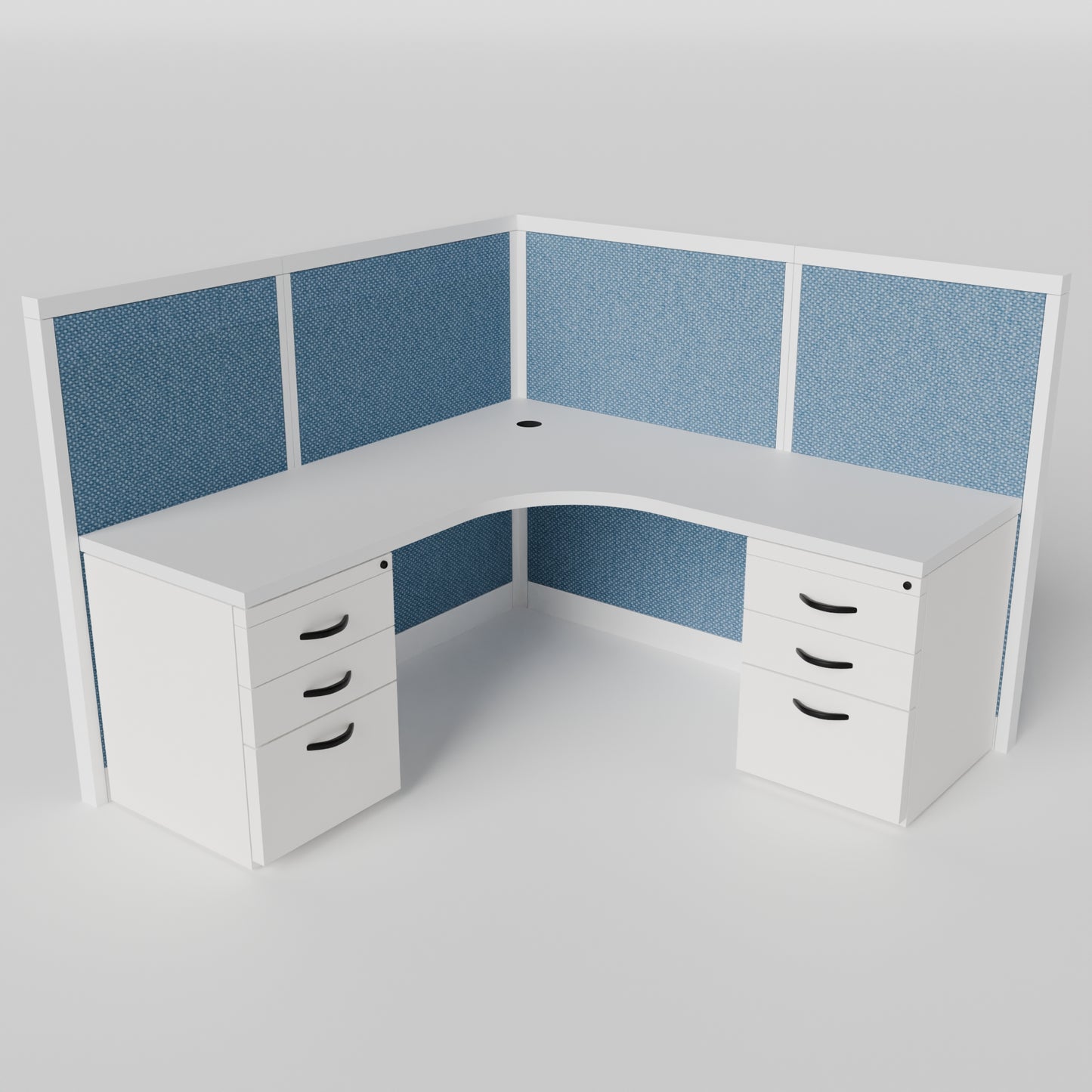 Steelcase L-Shape Cubicle