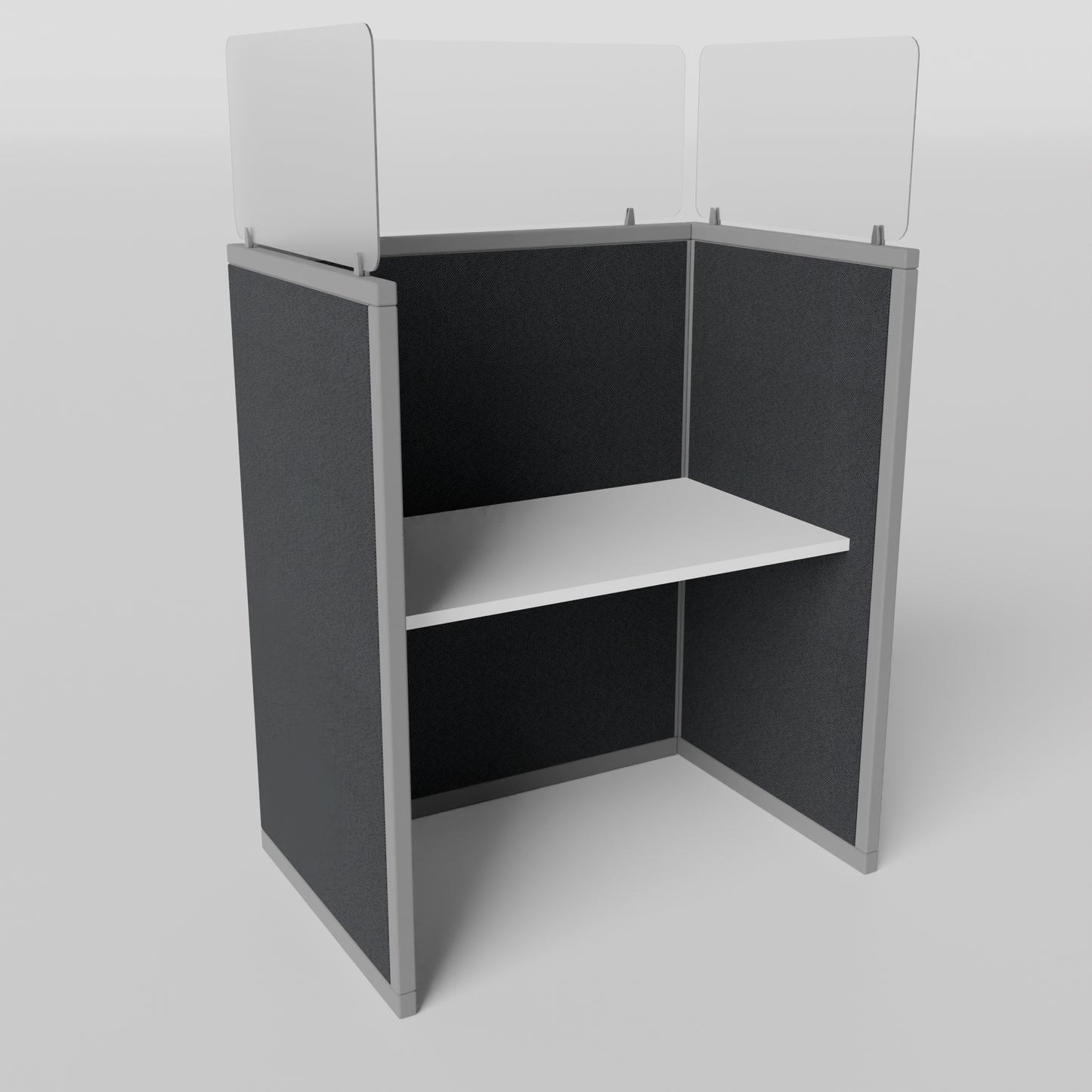 Steelcase Glass Telemarketing Cubicle