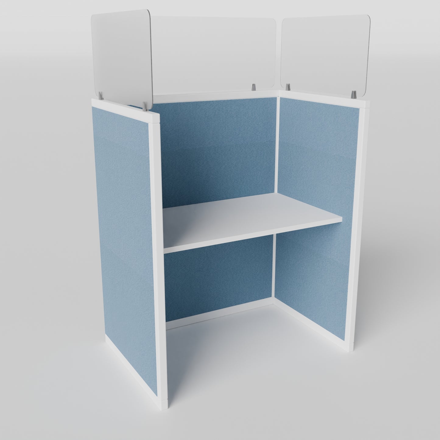Steelcase Glass Telemarketing Cubicle