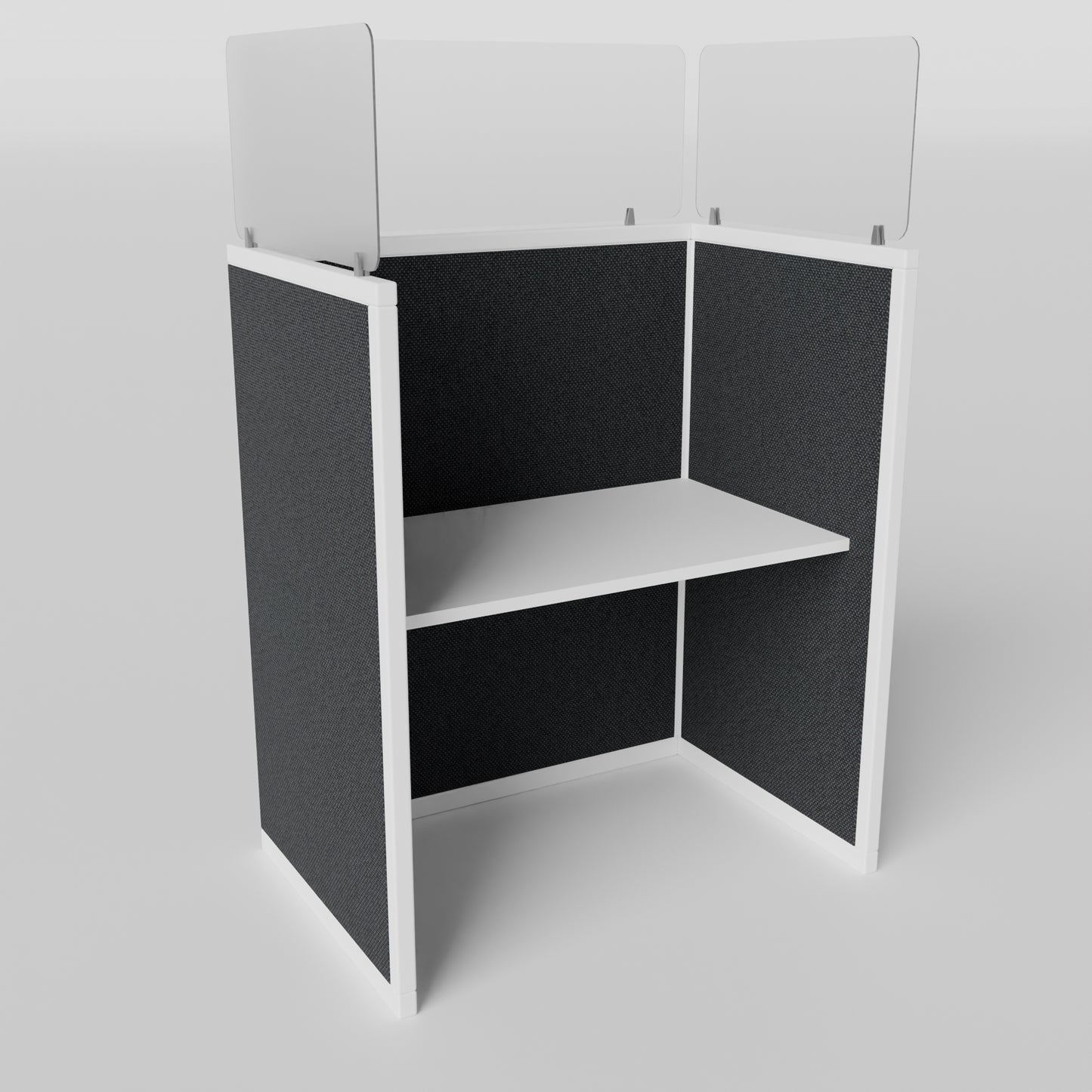 Steelcase Glass Telemarketing Cubicle