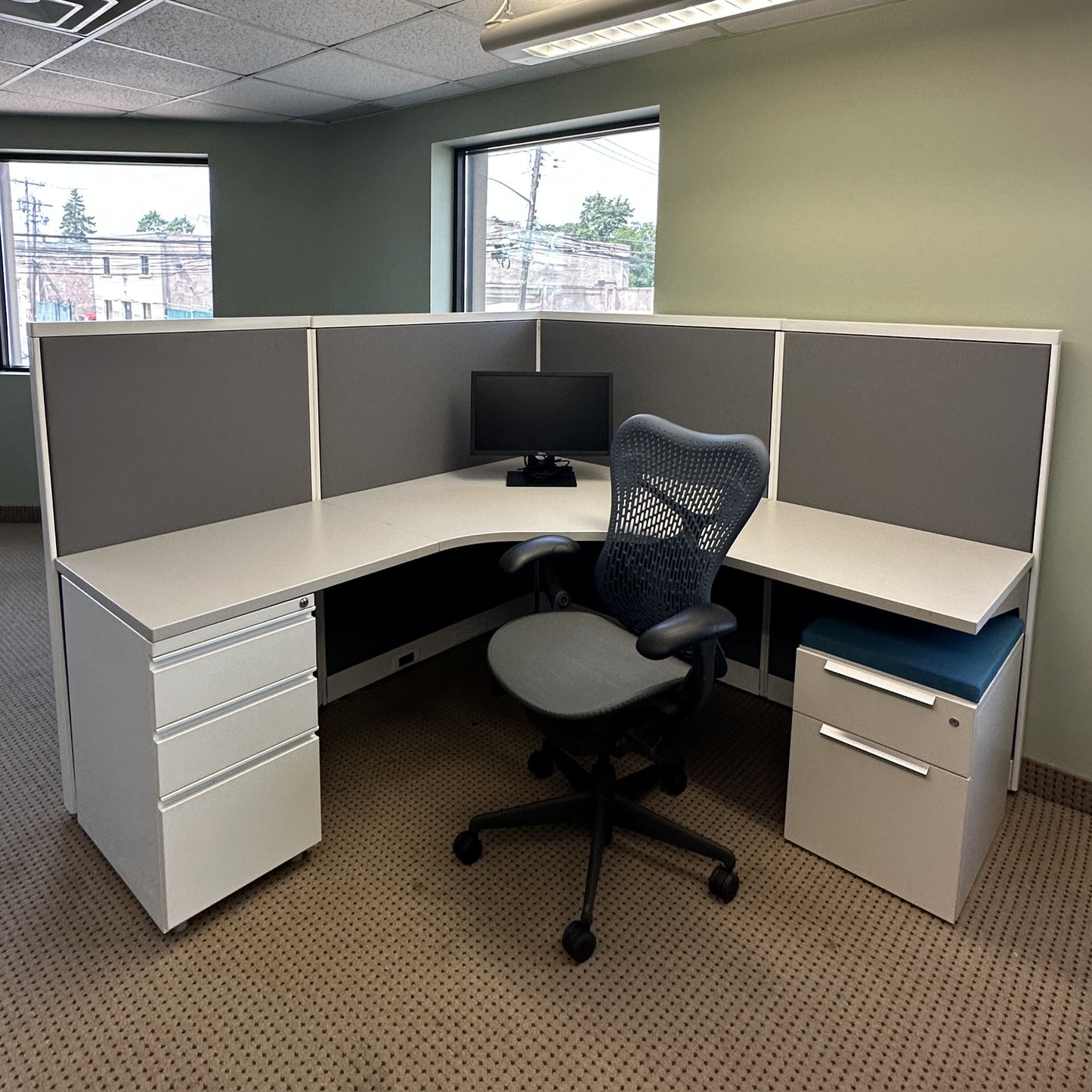 Steelcase L-Shape Cubicle