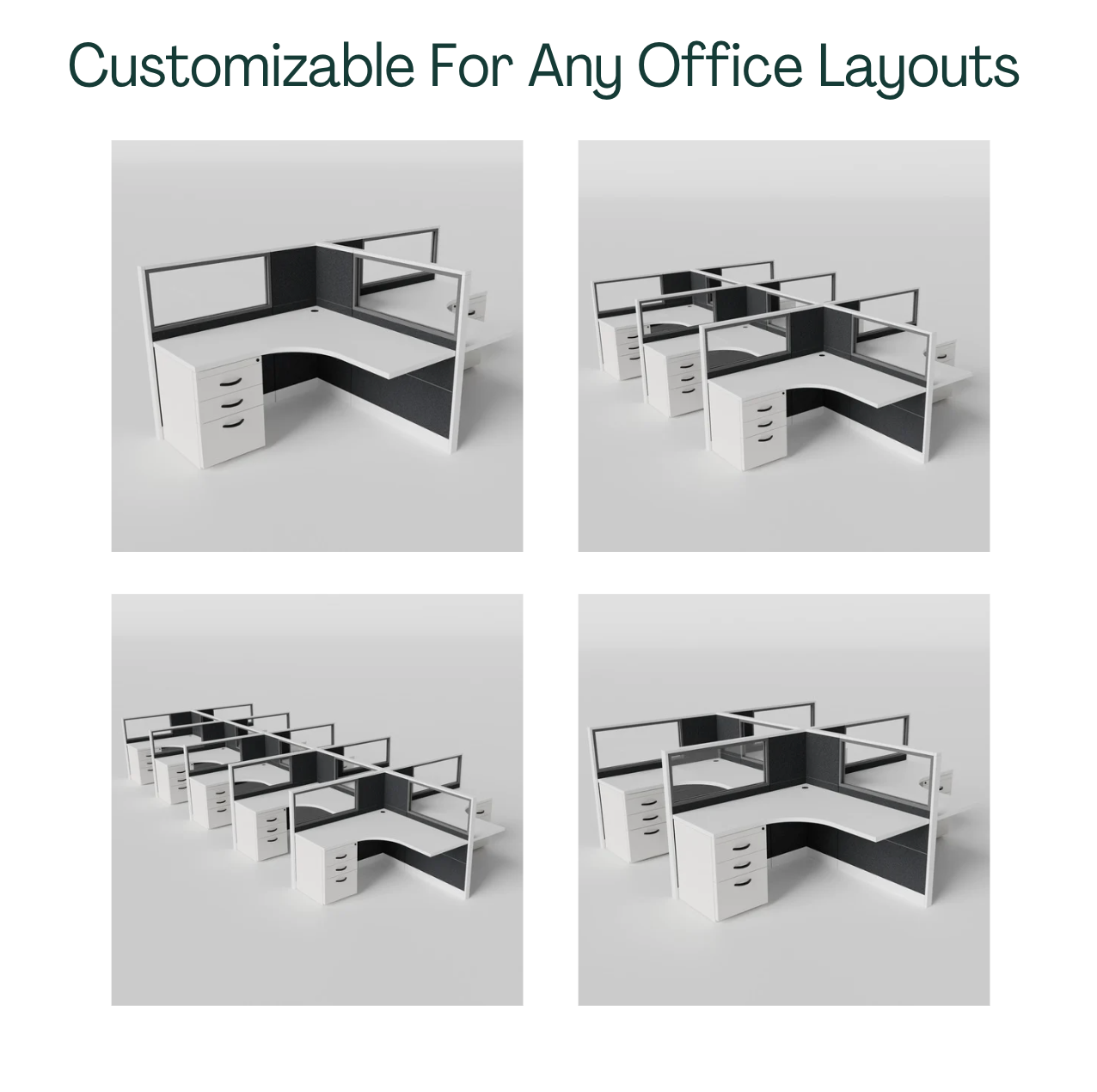 Knoll Reff L-Shape Workstation