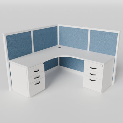 Steelcase L-Shape Cubicle