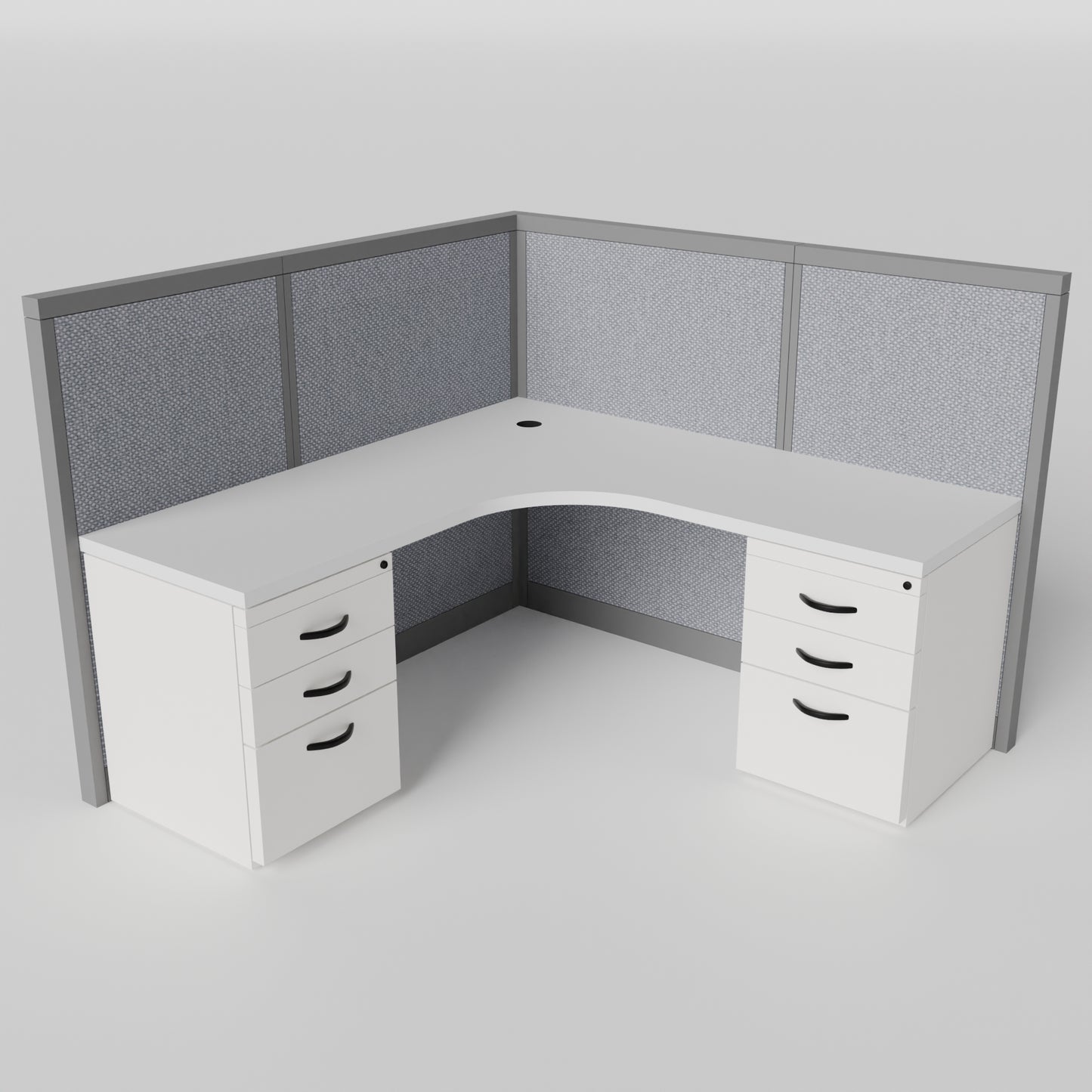 L-shape Cubicles Steelcase