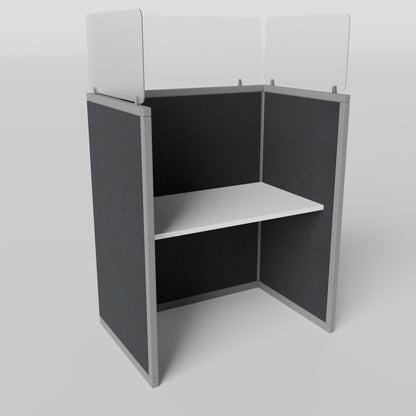 Steelcase Glass Telemarketing Cubicle