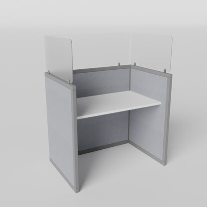 Steelcase Glass Telemarketing Cubicle