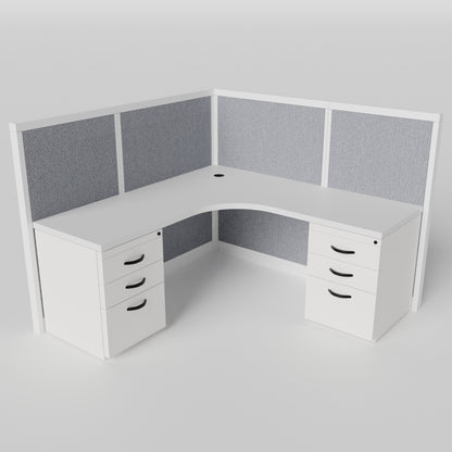 Steelcase L-Shape Cubicle
