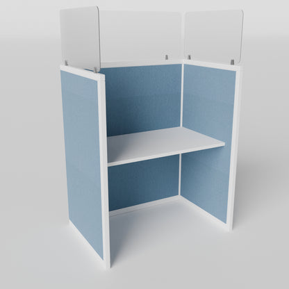 Steelcase Glass Telemarketing Cubicle