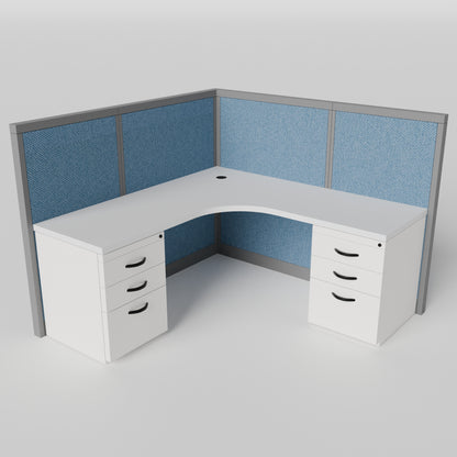 Steelcase L-Shape Cubicle