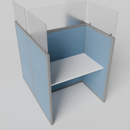 Steelcase Glass Telemarketing Cubicle