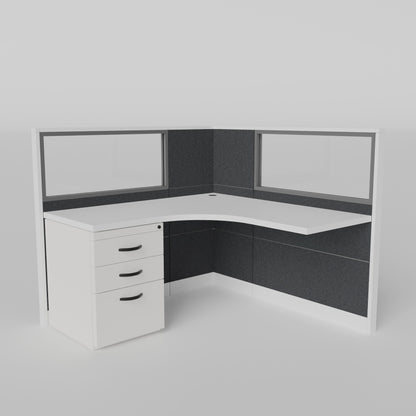 Knoll Reff L-Shape Workstation