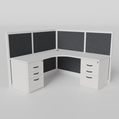 Steelcase L-Shape Cubicle